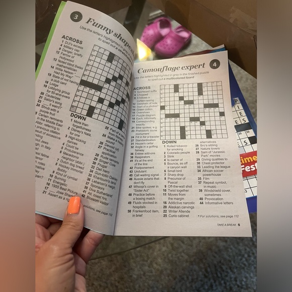 Set of 4 Puzzle Books, Crosswords & Word Search - Picture 4 of 12